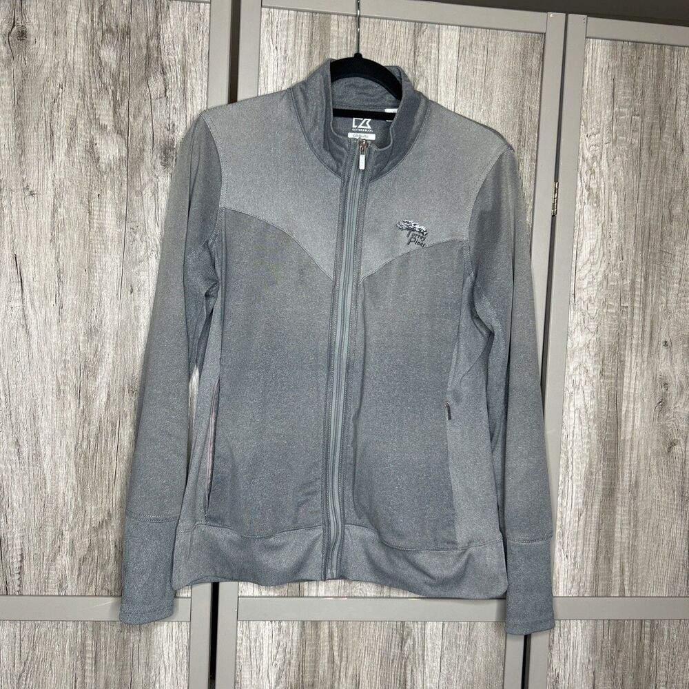 Cutter & Buck Jacket Top Torrey Pines Full Zipper Gray